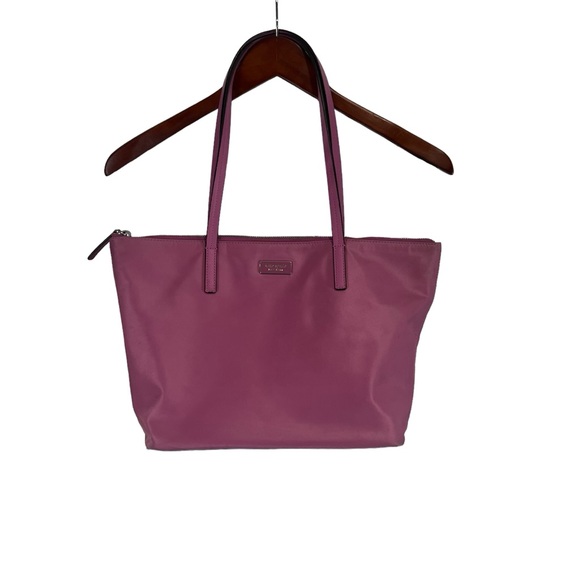 KATE SPADE MEDIUM PINK NYLON TOTE - Picture 2 of 8